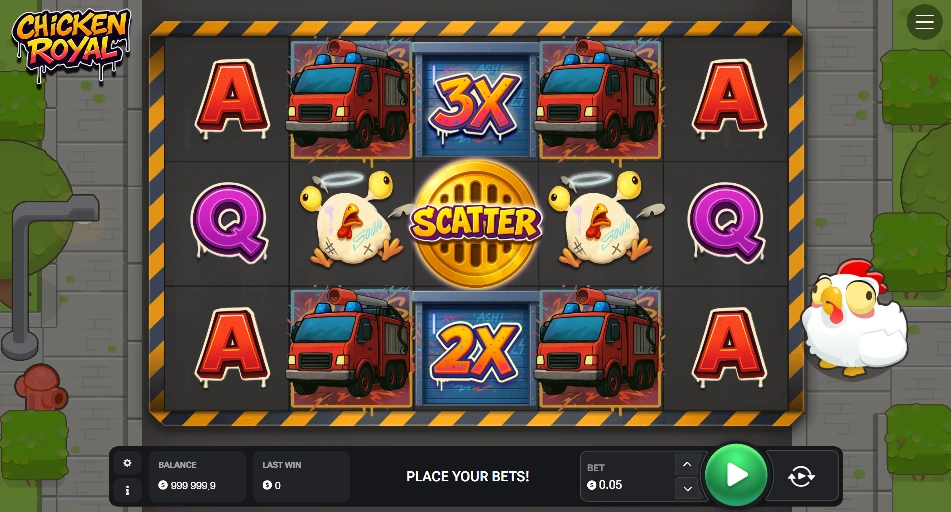 chicken royal slot gameplay